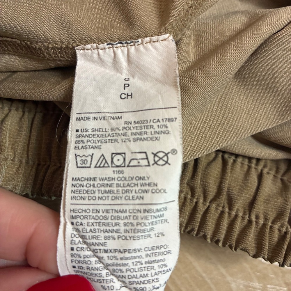 Old Navy Active‎ StretchTech Shorts Mens Small Khaki Tan 7" Inseam Go-Dry Shade - Picture 6 of 6